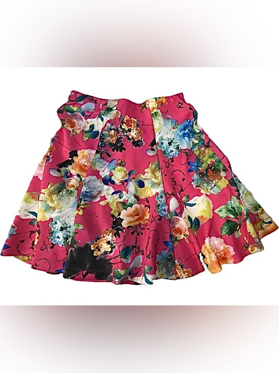 NYCC Dresses & Skirts - Floral Circle Skirt in Fuchsia Pink